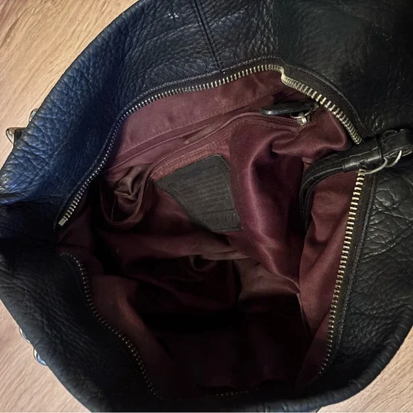 Coach Brooke Duffle Bag – Black Pebble Leather – Black - Picture 15 of 15